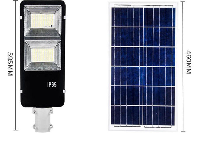 Outdoor 120W All In One LED Solar Street Light With Lithium Battery IP65 For Garden
