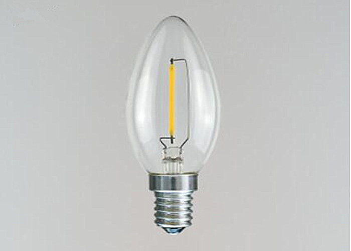 FG45 2W / 4W Yellow Filament LED Light Bulbs CE For Residential And Indoor